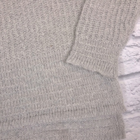 Lauren Conrad gray knit mock neck sweater Medium - Picture 4 of 7